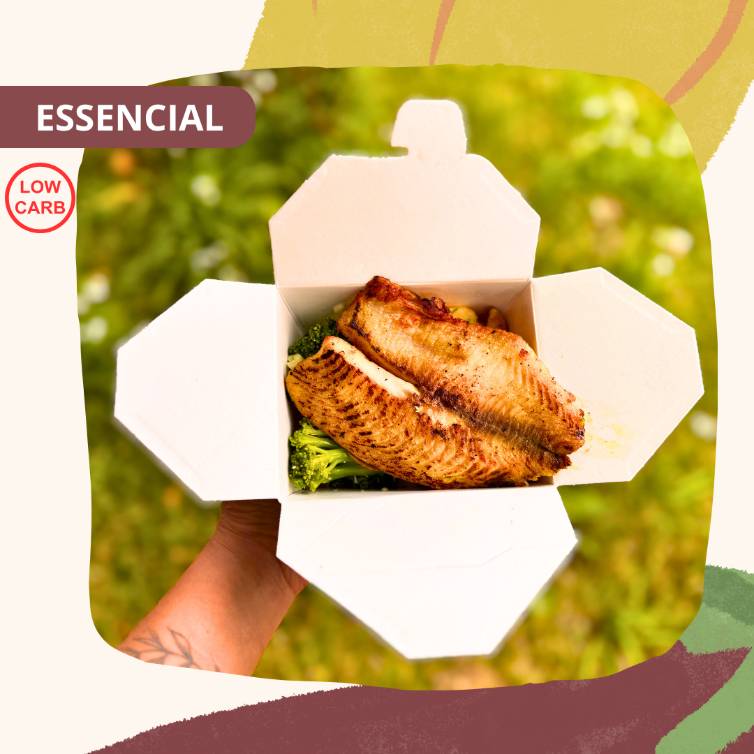 NOVO - Tilapia com legumes grelhados e pure de batata