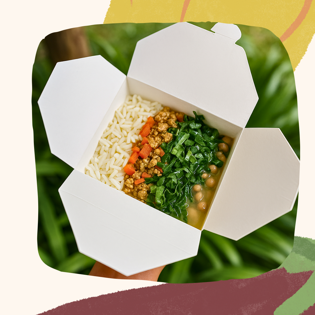 NOVO - Mineirinho de Carne Picada (arroz, feijão preto, couve e carne picada)