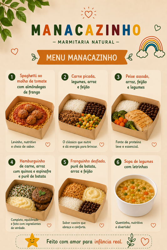 KIT Manacazinho - 12 refeições