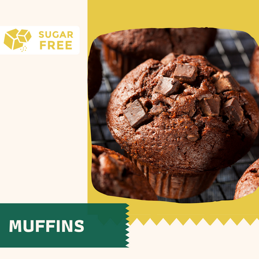 Muffins integrais - 6 unidades