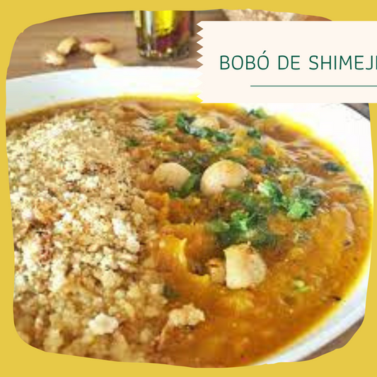 Bobó de Shimeji e Shitake - vegan