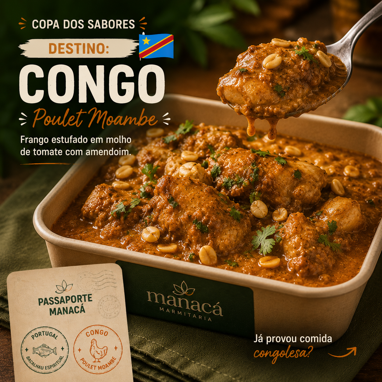 🇨🇩 Moambe Chicken
