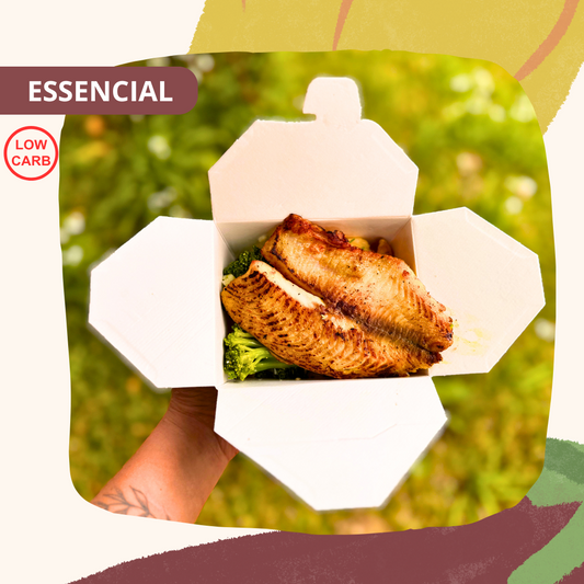 NOVO - Tilapia com legumes grelhados e pure de batata