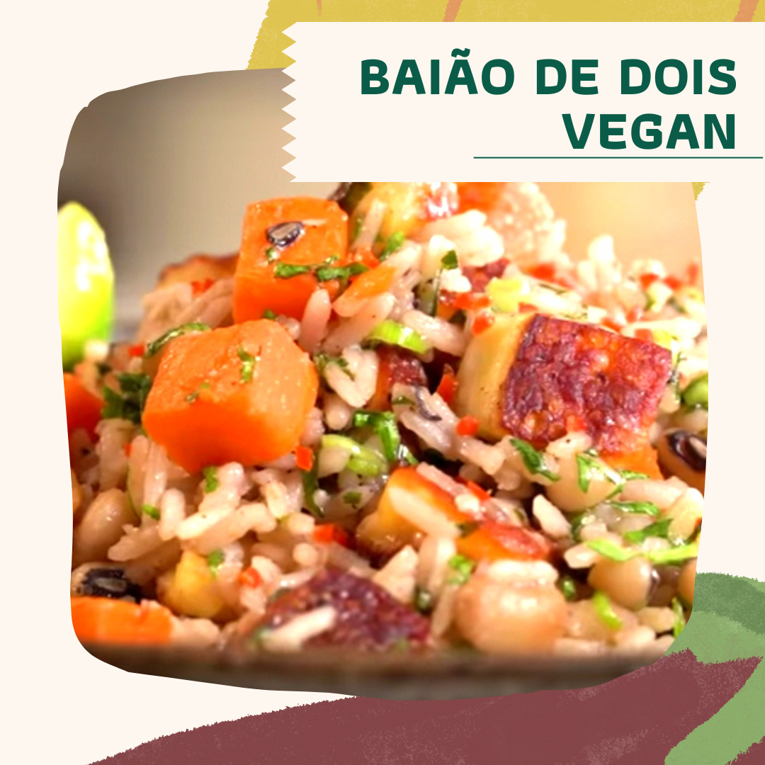 MARMITA DA SEMANA - Baião de dois (Vegan)