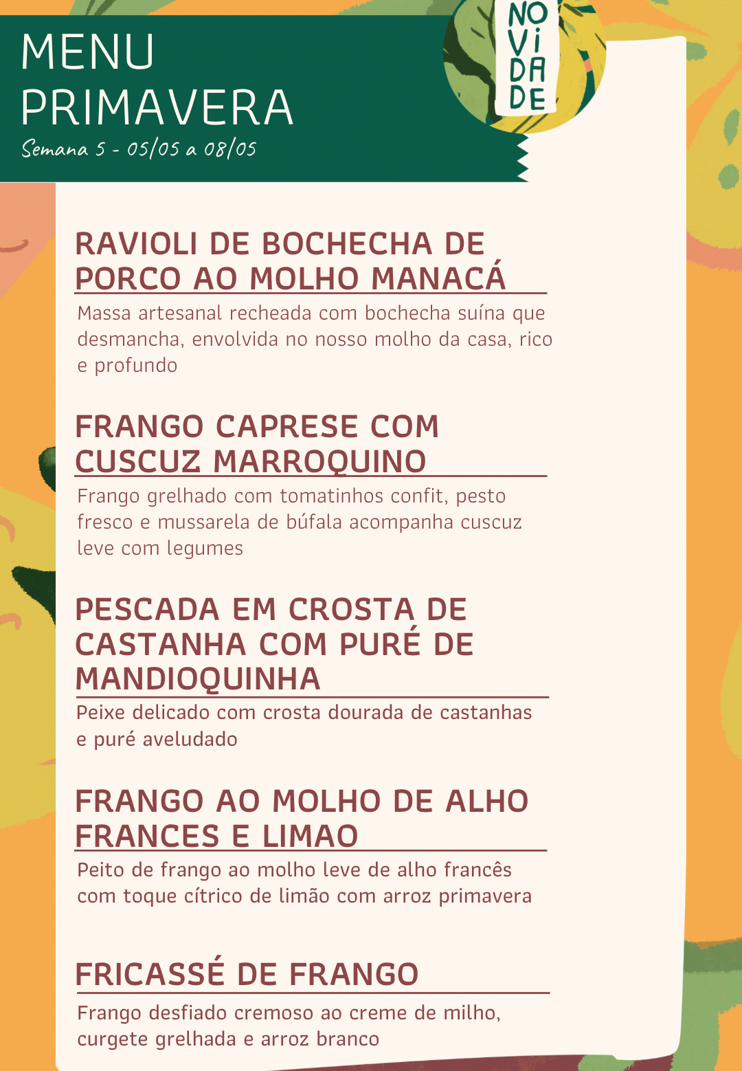Pack Semanal Primavera