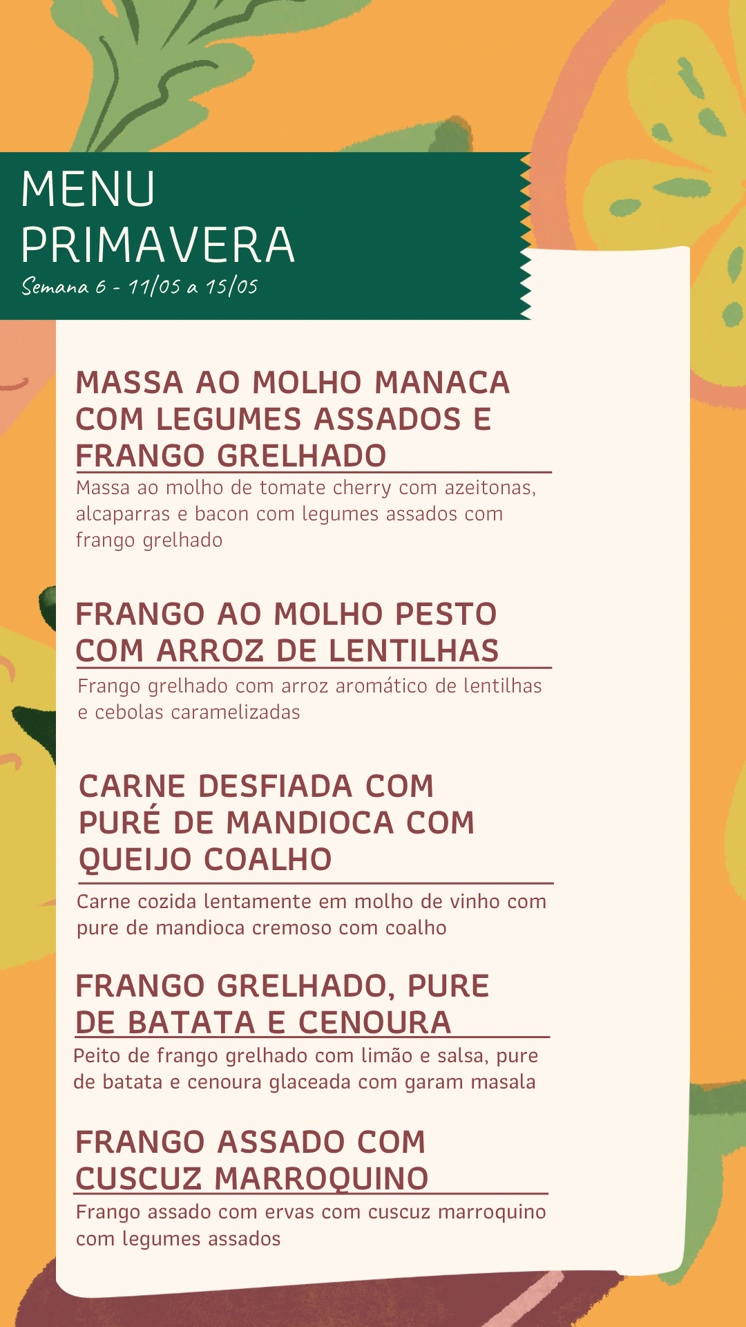 Pack Semanal Primavera