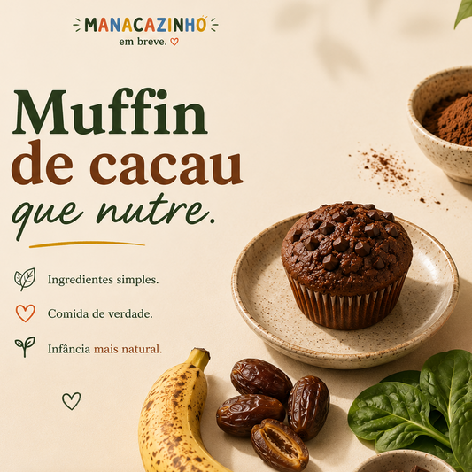 Muffin de cacau (4 unid)