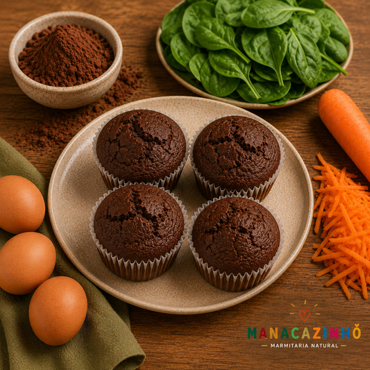 Muffin de cacau (4 unid)