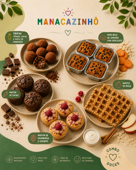 Combo Doce Cuidado (lanchinhos doces)