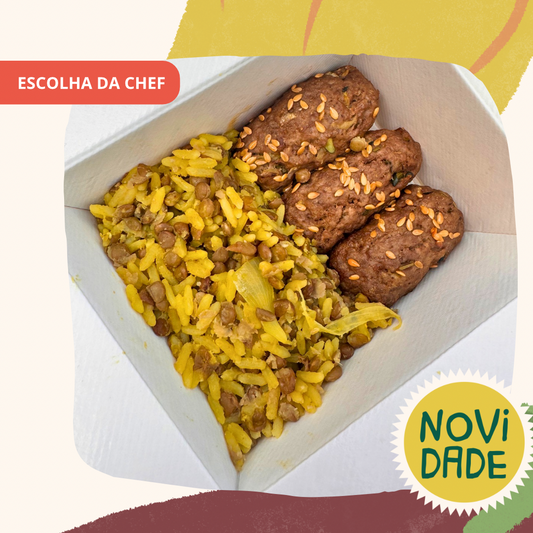 Kafta com arroz sírio